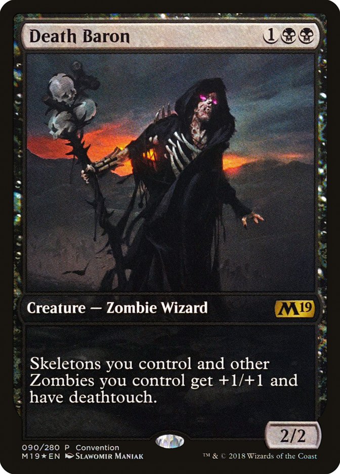 Death Baron (Convention) [Core Set 2019 Promos]