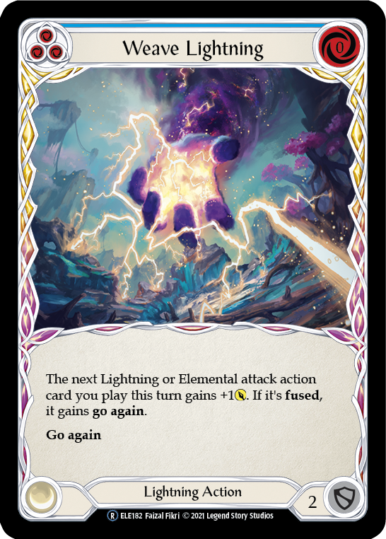 Weave Lightning (Blue) [U-ELE182] Unlimited Normal