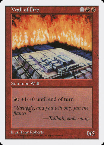 Wall of Fire [Fifth Edition]