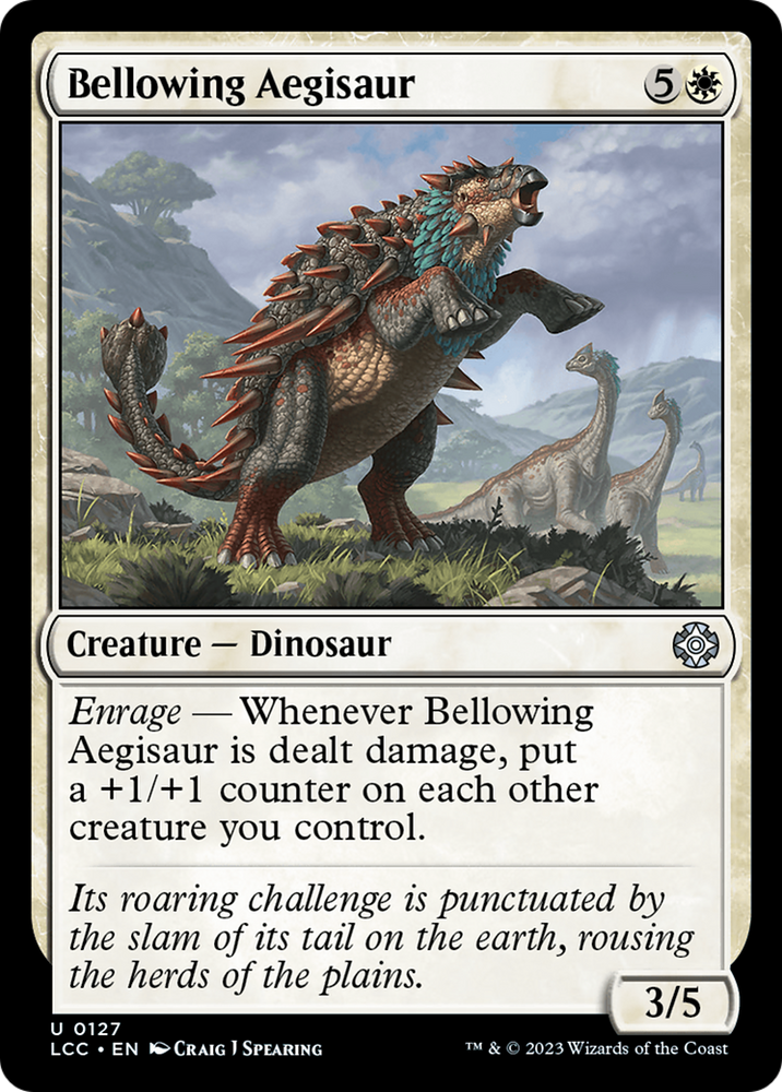 Bellowing Aegisaur [The Lost Caverns of Ixalan Commander]