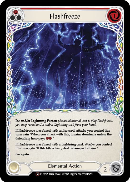 Flashfreeze [U-ELE092] Unlimited Rainbow Foil