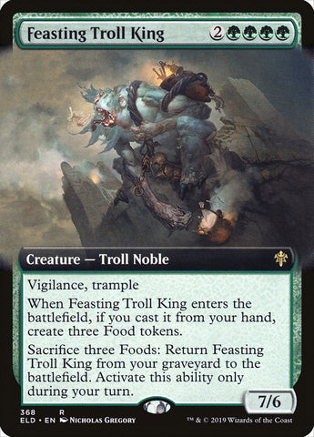 Feasting Troll King (Extended) [Throne of Eldraine]