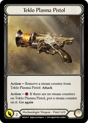 Runechant // Teklo Plasma Pistol [ARC112-T // ARC003-T] 1st Edition Normal