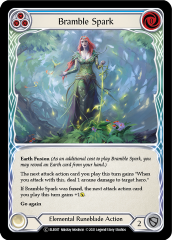 Bramble Spark (Blue) [U-ELE087] Unlimited Rainbow Foil