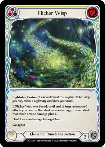 Flicker Wisp [U-ELE065] Unlimited Rainbow Foil