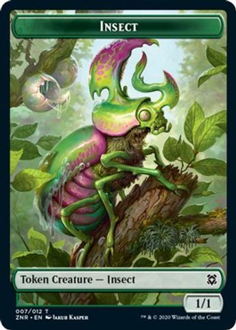 Human // Insect Double-sided Token [Challenger 2021 Tokens]