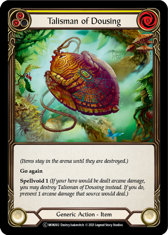 Talisman of Dousing [U-MON302-RF] Unlimited Rainbow Foil
