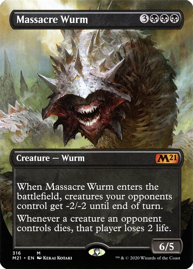 Massacre Wurm (Extended) [Core Set 2021]