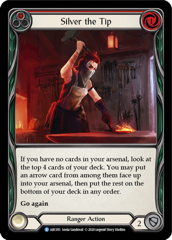 Silver the Tip (Red) [U-ARC051] Unlimited Rainbow Foil
