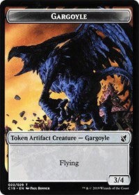 Gargoyle // Egg Double-sided Token [Commander 2019 Tokens]