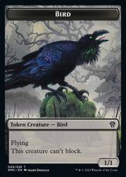 Phyrexian // Bird (006) Double-sided Token [Dominaria United Tokens]