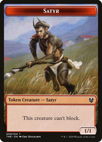 Elemental // Satyr Double-sided Token [Challenger 2020 Tokens]