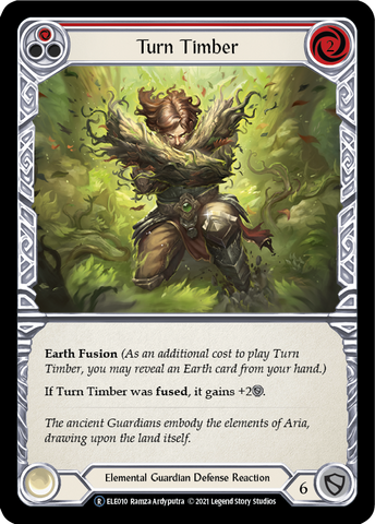 Turn Timber (Red) [U-ELE010] Unlimited Rainbow Foil