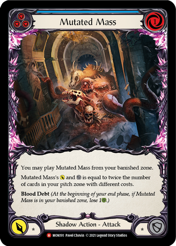 Mutated Mass [MON191-RF] 1st Edition Rainbow Foil