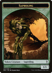 Saproling // Wurm Double-sided Token [Ravnica Allegiance: Guild Kits Tokens]