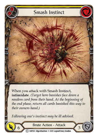 Smash Instinct (Yellow) [1HP035]