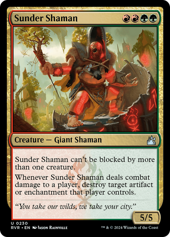 Sunder Shaman [Ravnica Remastered]