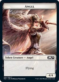 Angel // Weird Double-sided Token [Core Set 2021 Tokens]