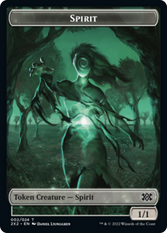 Egg // Spirit Double-sided Token [Double Masters 2022 Tokens]