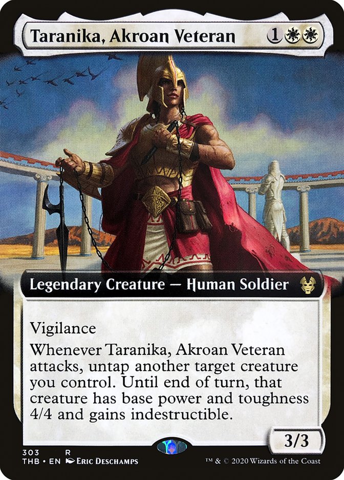 Taranika, Akroan Veteran (Extended) [Theros Beyond Death]