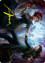 Falkenrath Celebrants 1 Art Card (Gold-Stamped Signature) [Innistrad: Crimson Vow Art Series]