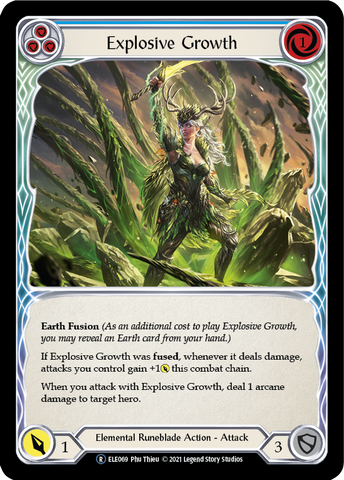 Explosive Growth (Blue) [U-ELE069] Unlimited Normal