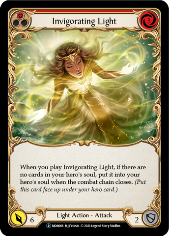 Invigorating Light (Red) [U-MON066-RF] Unlimited Rainbow Foil