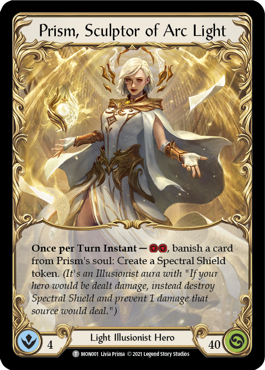 Prism // Prism, Sculptor of Arc Light [MON002 // MON001] 1st Edition Normal