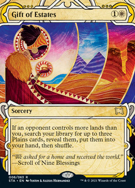 Gift of Estates (Foil Etched) [Strixhaven Mystical Archive]