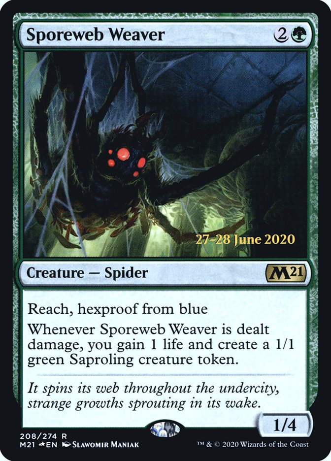 Sporeweb Weaver [Core Set 2021 Prerelease Promos]