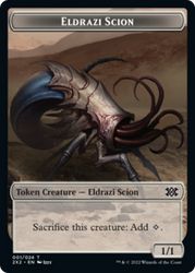 Cat Dragon // Eldrazi Scion Double-sided Token [Double Masters 2022 Tokens]