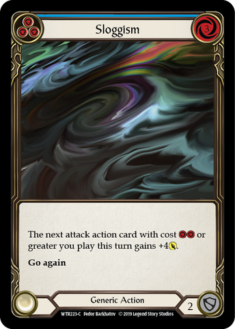 Sloggism (Blue) [WTR223-C] Alpha Print Rainbow Foil
