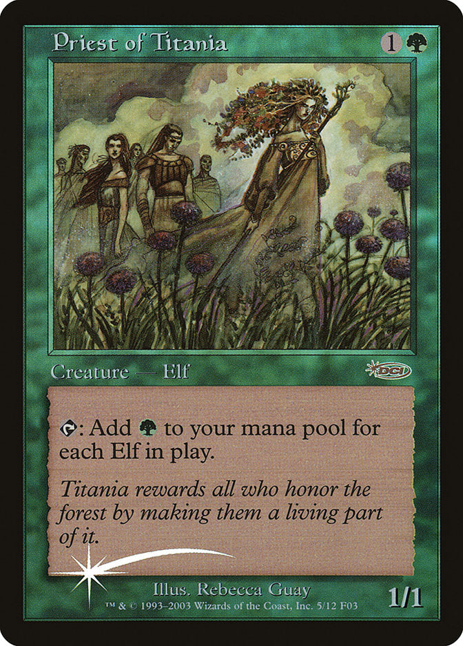 Priest of Titania [Friday Night Magic 2003]