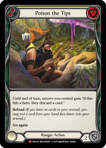 Poison the Tips [CRU124] 1st Edition Normal