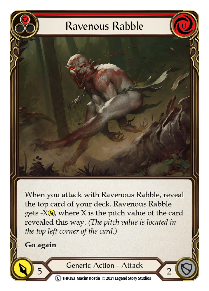 Ravenous Rabble (Red) [1HP393]