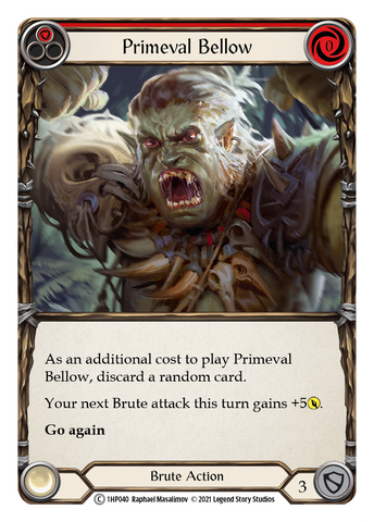 Primeval Bellow (Red) [1HP040]