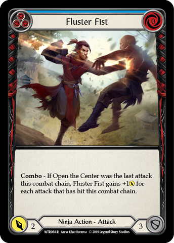 Fluster Fist (Blue) [WTR088-R] Alpha Print Rainbow Foil