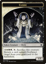 Cleric // Treasure Double-sided Token [Ravnica Allegiance: Guild Kits Tokens]