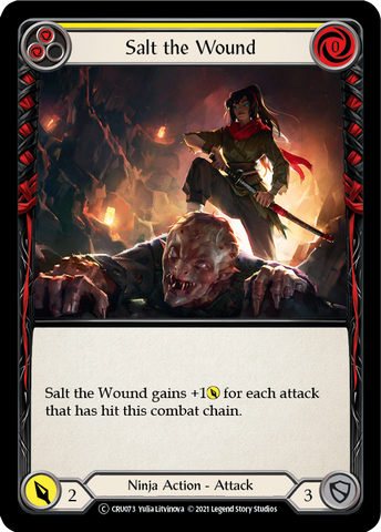 Salt the Wound [U-CRU073-RF] Unlimited Rainbow Foil