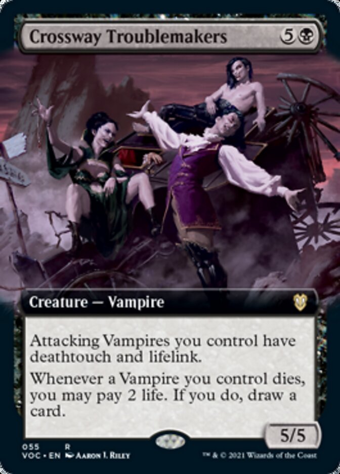 Crossway Troublemakers (Extended) [Innistrad: Crimson Vow Commander]