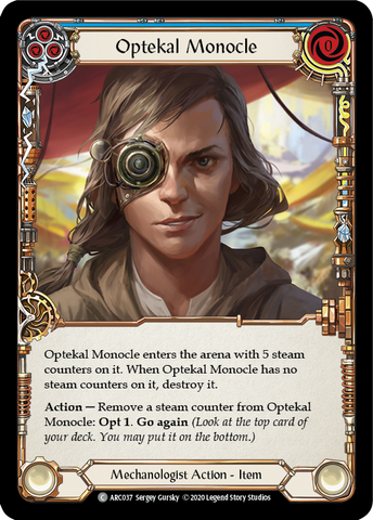 Optekal Monocle [U-ARC037] Unlimited Rainbow Foil