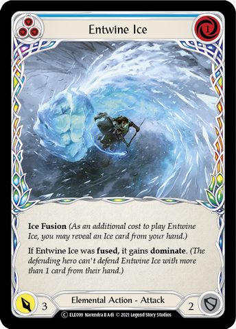 Entwine Ice (Blue) [U-ELE099] Unlimited Rainbow Foil