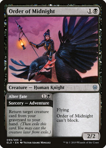 Order of Midnight // Alter Fate [Throne of Eldraine]