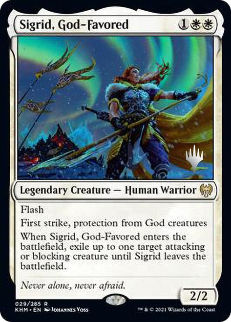 Sigrid, God-Favored [Kaldheim Promos]