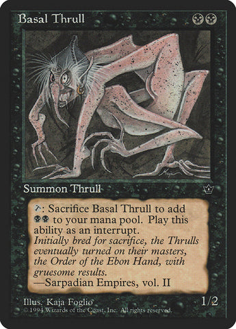 Basal Thrull (Kaja Foglio) [Fallen Empires]