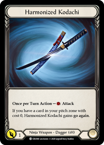 Harmonized Kodachi [U-CRU048-RF] Unlimited Rainbow Foil