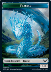 Copy // Fractal Token [Commander 2021 Tokens]