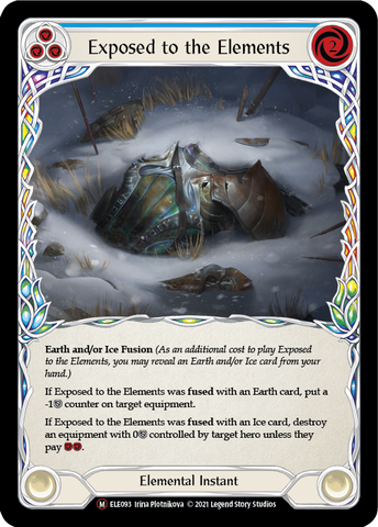 Exposed to the Elements [U-ELE093] Unlimited Rainbow Foil