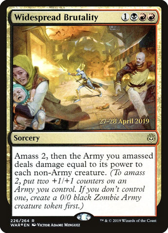 Widespread Brutality [War of the Spark Prerelease Promos]