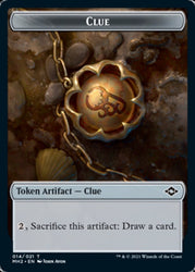 Clue Token (14) // Zombie Token [Modern Horizons 2 Tokens]